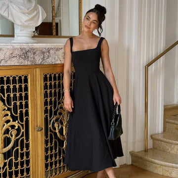 Luna | Elegant Halter Neck Dress