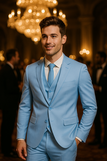 Slim casual suit (BUY THE BLAZER AND GET PANTS + VEST FREE)
