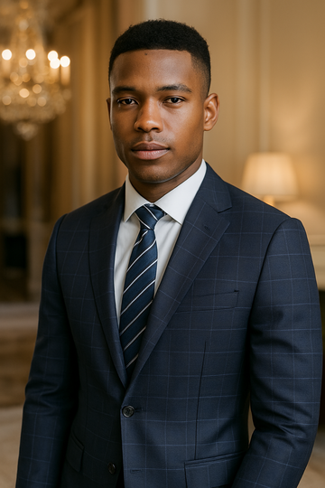 Classic and Sophisticated Plaid Men's Suit - (BUY THE BLAZER AND GET PANTS)