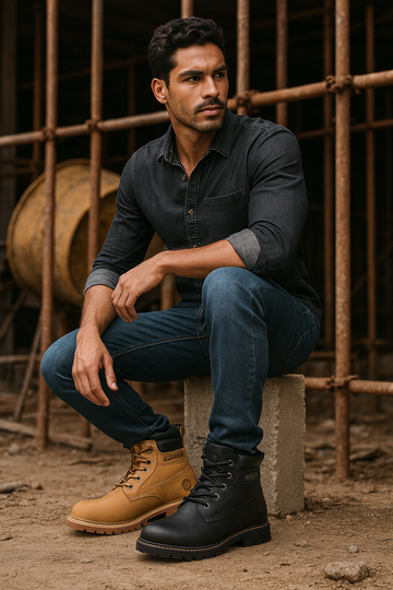 Men's High-Top Martin Boots