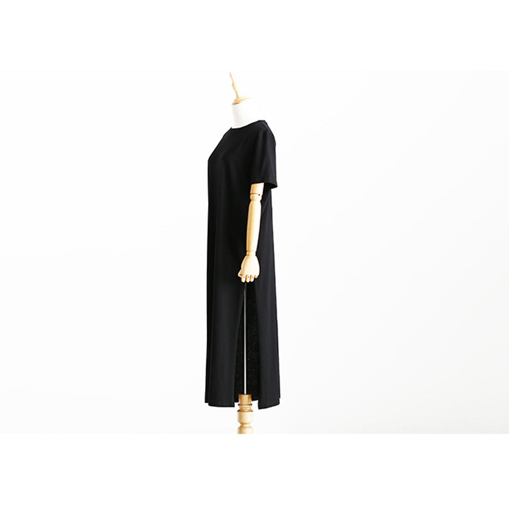 Casual Black Long Dress – Timeless Elegance