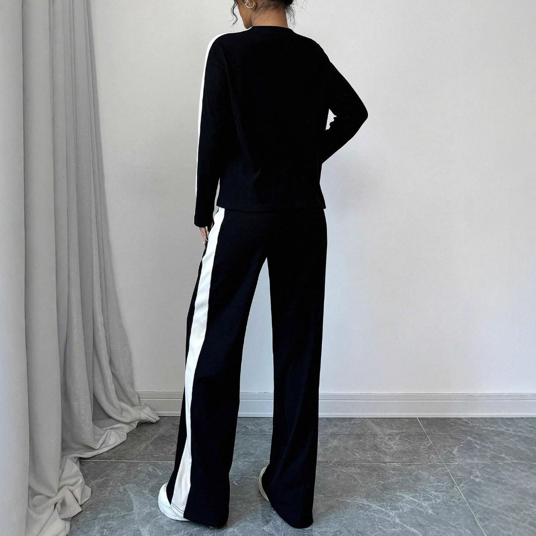 Women’s Patchwork Two-Piece Tracksuit