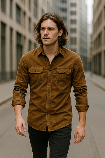 Men’s Corduroy Jacket - Elegance & Comfort