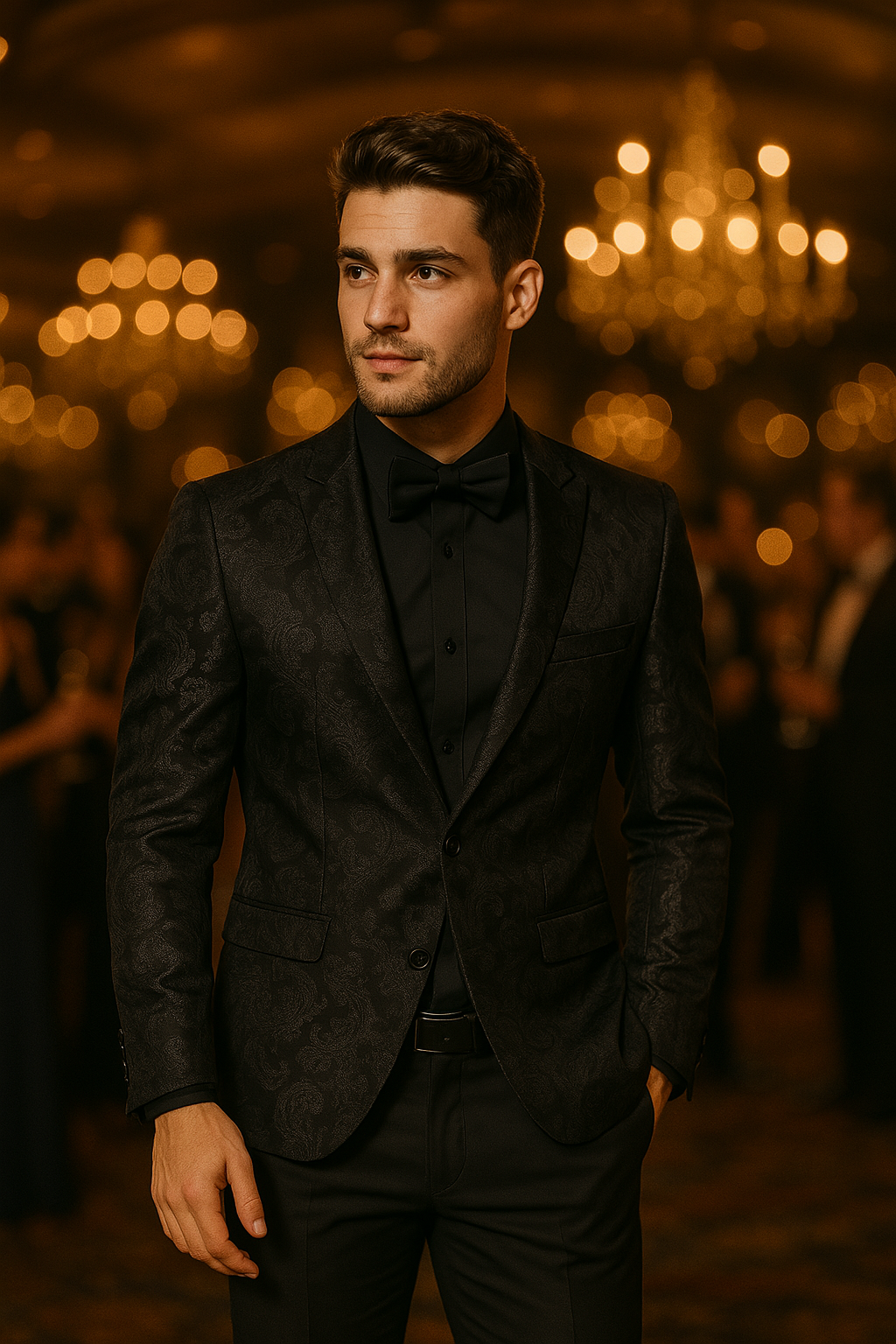 Slim men's suit