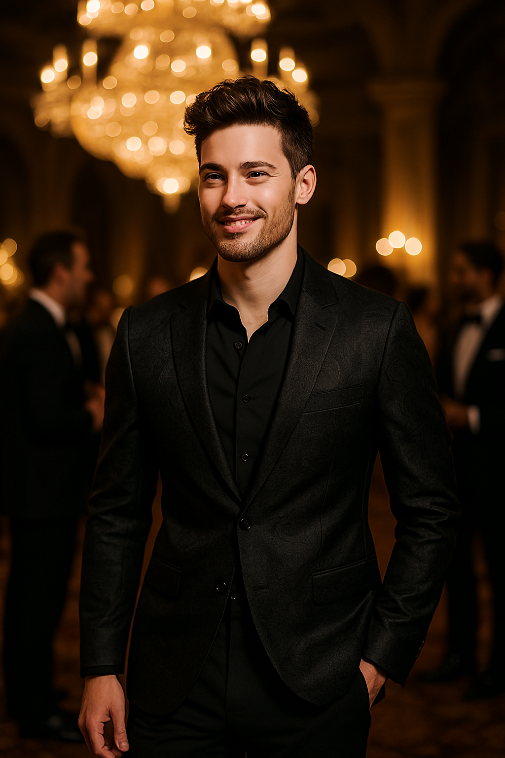 Slim casual suit (BUY THE BLAZER AND GET PANTS + VEST FREE)