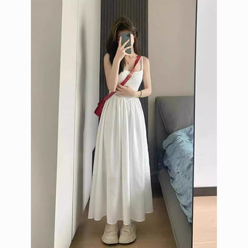 Hepburn-Inspired A-Line Slip Dress – Timeless Little Black Dress Elegance