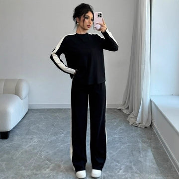 Women’s Patchwork Two-Piece Tracksuit