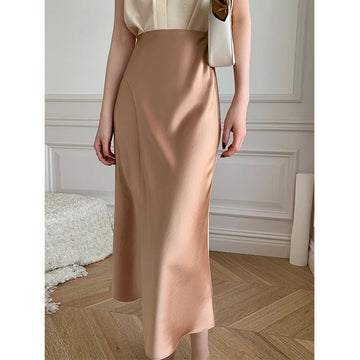 Eva | High-Waisted Skirt with Asymmetrical Cut – Refined & Stylish Touch