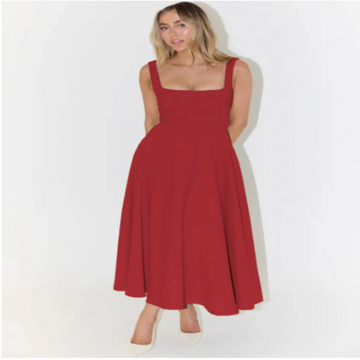 Luna | Elegant Halter Neck Dress